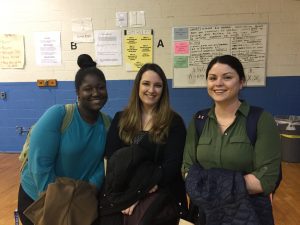 Teachers. Rosa, K & Verica at March Madness Business Round one