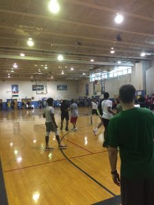 Academy March Madness action on the court