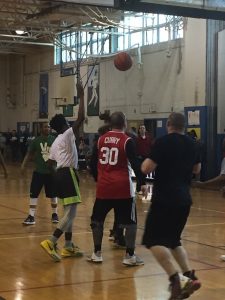 Academy March Madness action on the court