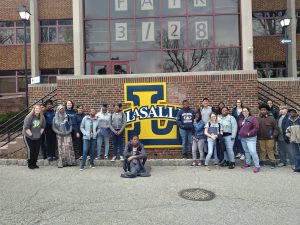 Freshman spanish class visits LaSalle University