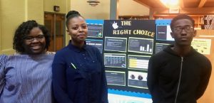 Students in Start-Up Tech Showcase at Roxborough HS