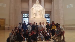 VAP students at the Franklin Institute for the Marvel Comics exhibit