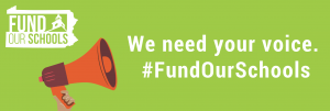 We need your voice #fund our schools