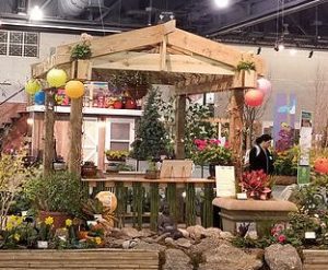 Saul's Flower Show exhibit