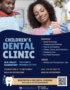 Childrens dental clinic flyer