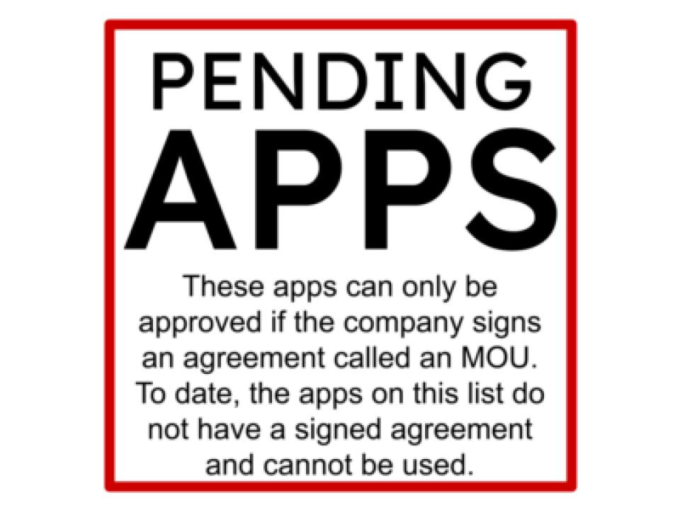Pending Apps