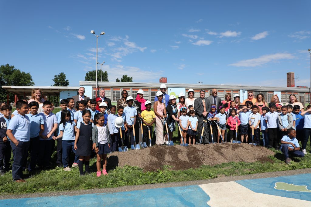 Mayor, Superintendent Break Ground on New, $50 Million Solis-Cohen Elementary School