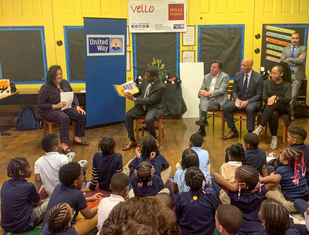 The District Partners with Wells Fargo and United Way of Greater Philadelphia and Southern New Jersey for Literacy Program 