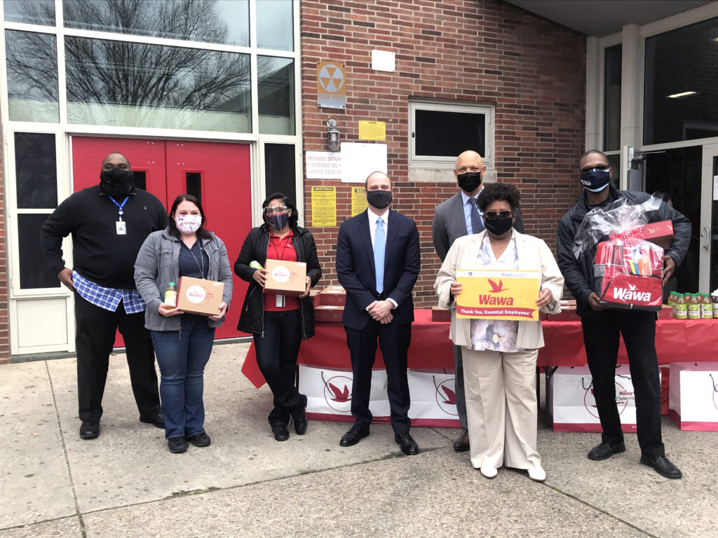 Wawa Donates 3,000 Appreciation Kits to District Essential Employees