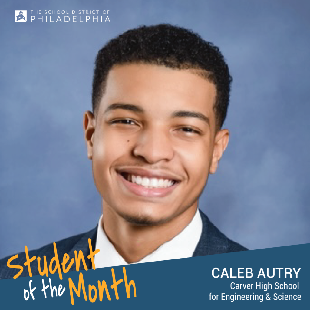 May Student of the Month: Caleb Autry