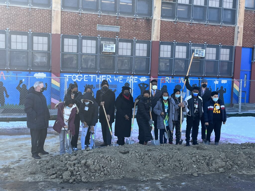 Construction Begins on new Community Schoolyard at Add B. Anderson School