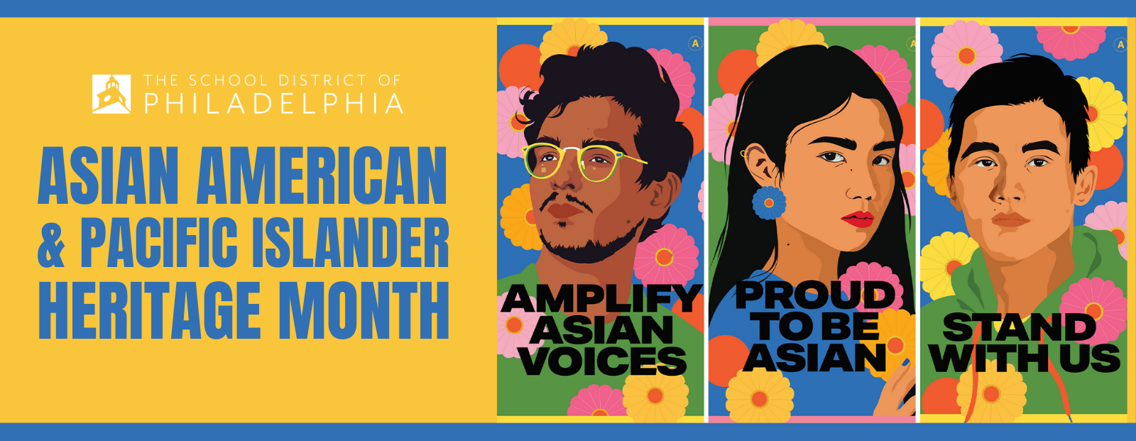 Amplify Asian voices. Proud to be Asian. Stand with us.
