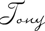 Tony informal signature