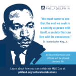 MLK Day of Service Message from Dr. Watlington