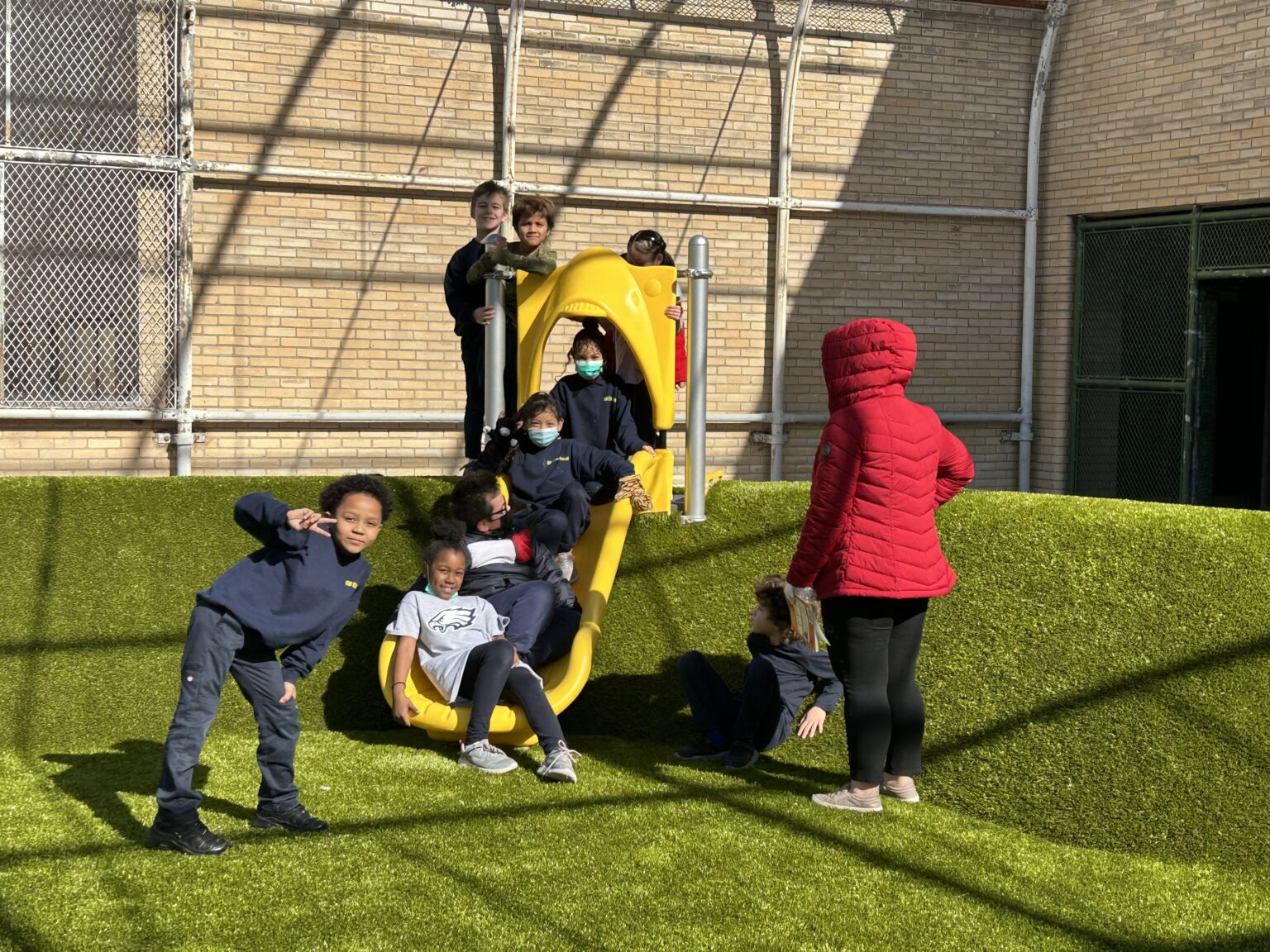 George W. Childs School Celebrates Rooftop Playspace with Ribbon ...