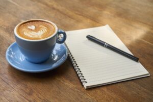 coffee cup on table