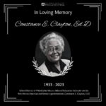 School District of Philadelphia Mourns Beloved Education Advocate Constance E. Clayton, Ed.D