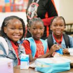 young students smiling