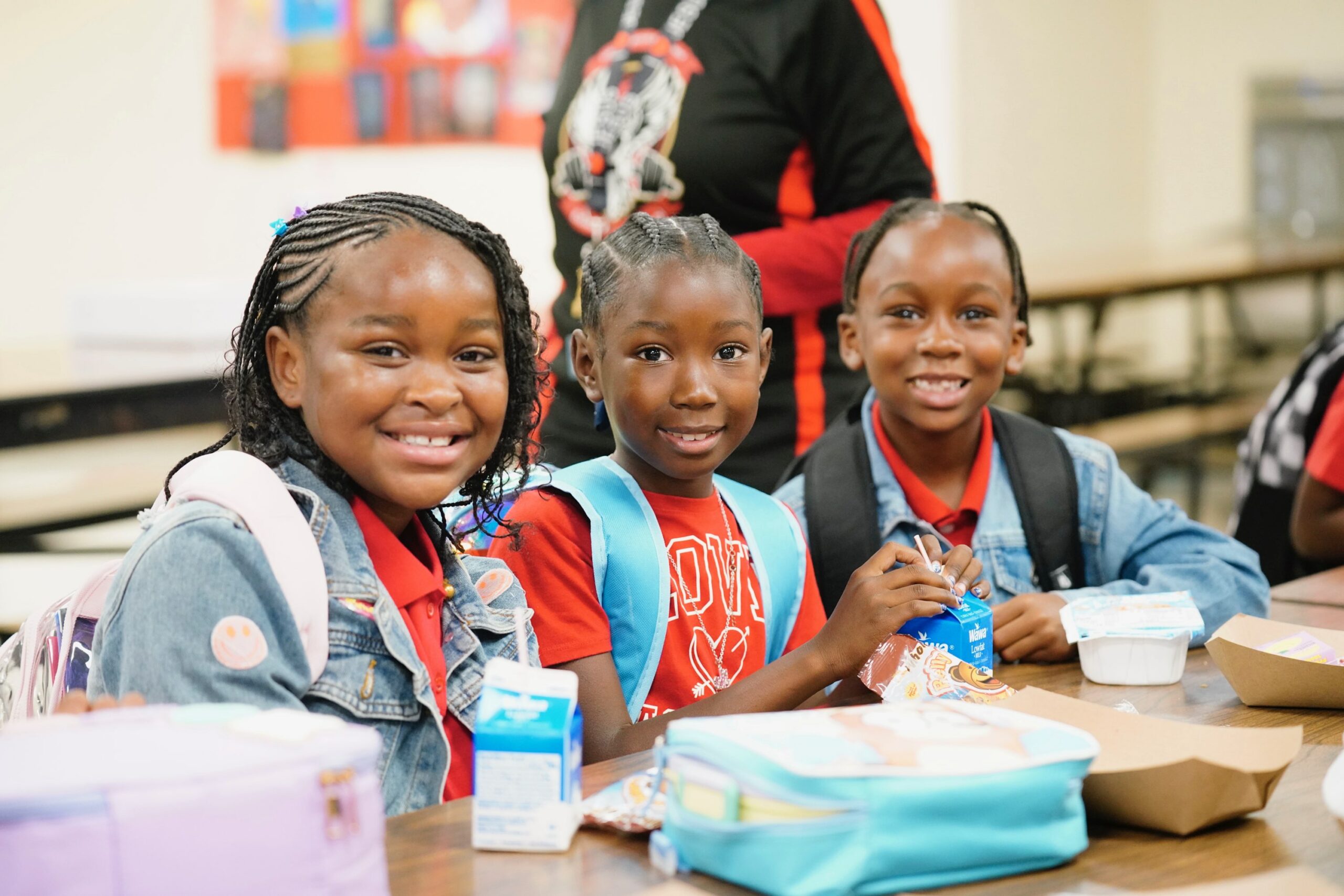 young students smiling