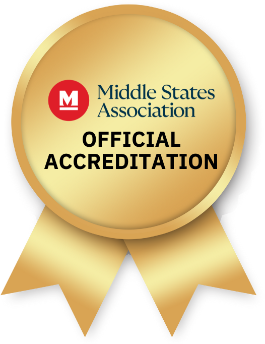Middle States Association Accreditation ribbon