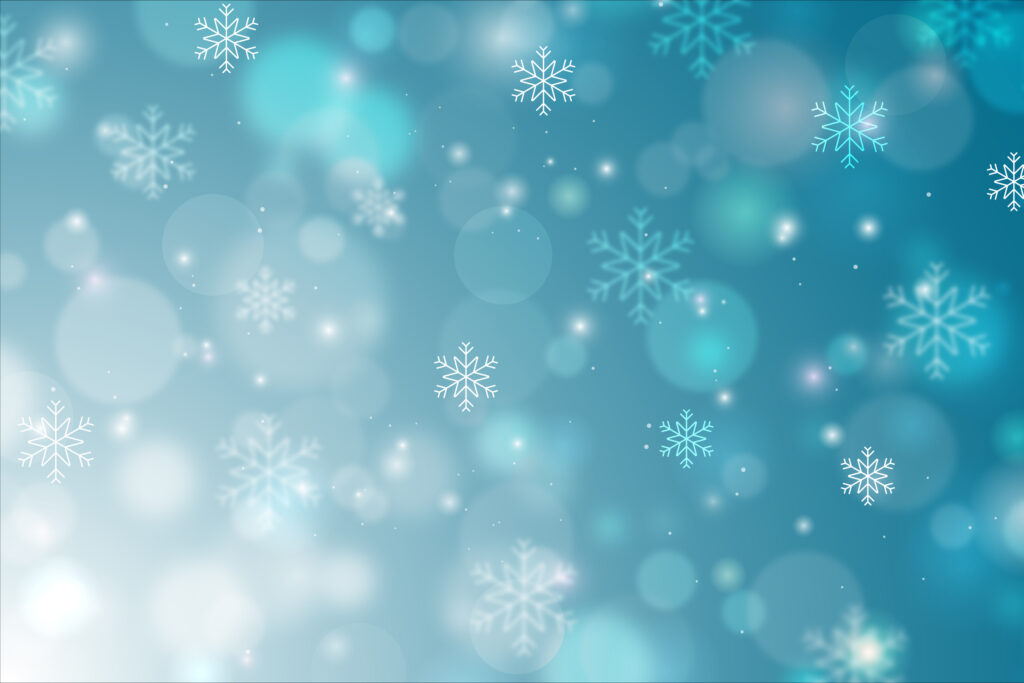light blue and white snowflake background