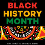 School District of Philadelphia Black History Month graphic with link to cultural events.