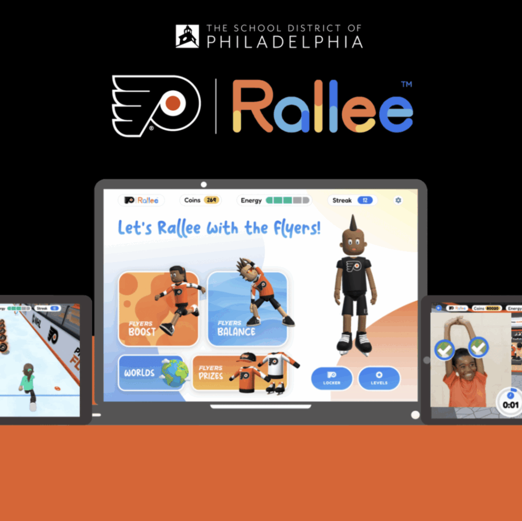 New Rallee App with Flyers graphic displaying app
