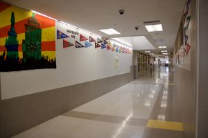 West Philadelphia High School , hallway upon entering from Chestnut Street