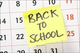 Back to School Calendar